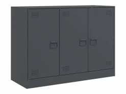 vidaxl Aparador De Cocina|Aparador de acero antracita 99x39x73 cm