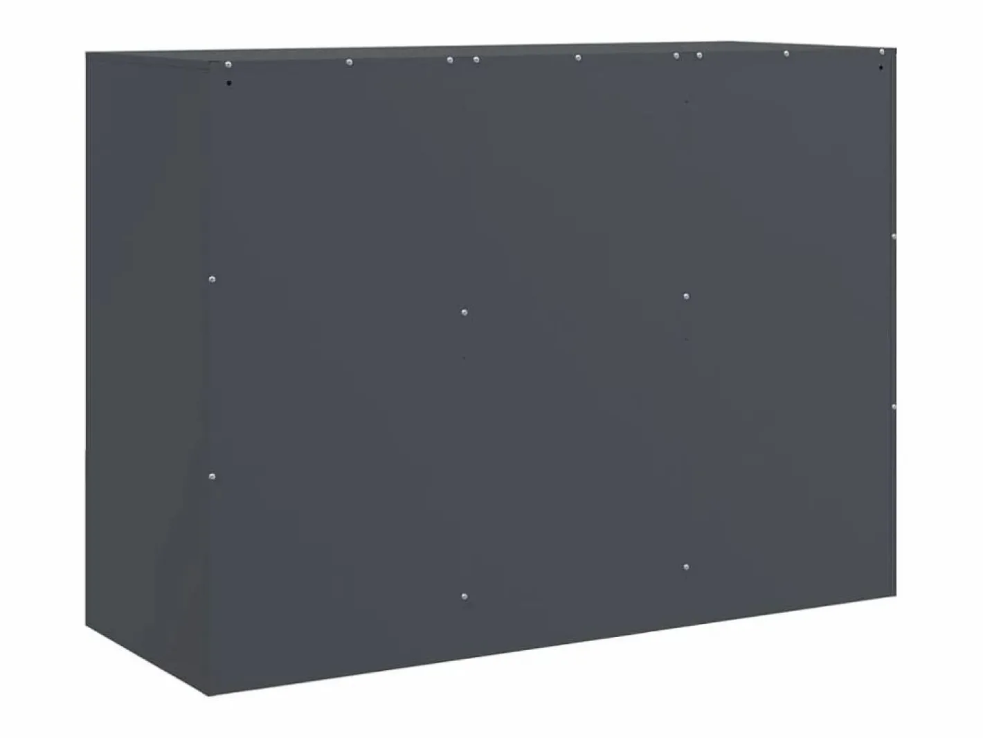 vidaxl Aparador De Cocina|Aparador de acero antracita 99x39x73 cm