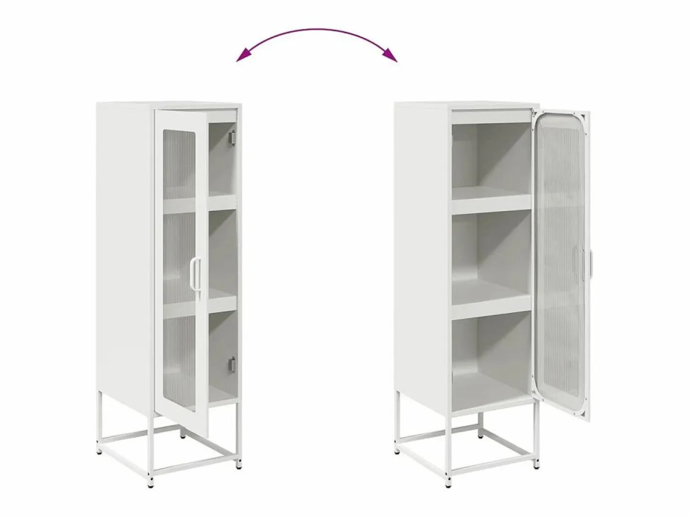 Aparador de acero laminado en frío 36x39x123 cm^vidaxl Sale