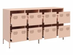 vidaxl Aparador De Cocina|Aparador de acero laminado en frío 135x39x73,5 cm