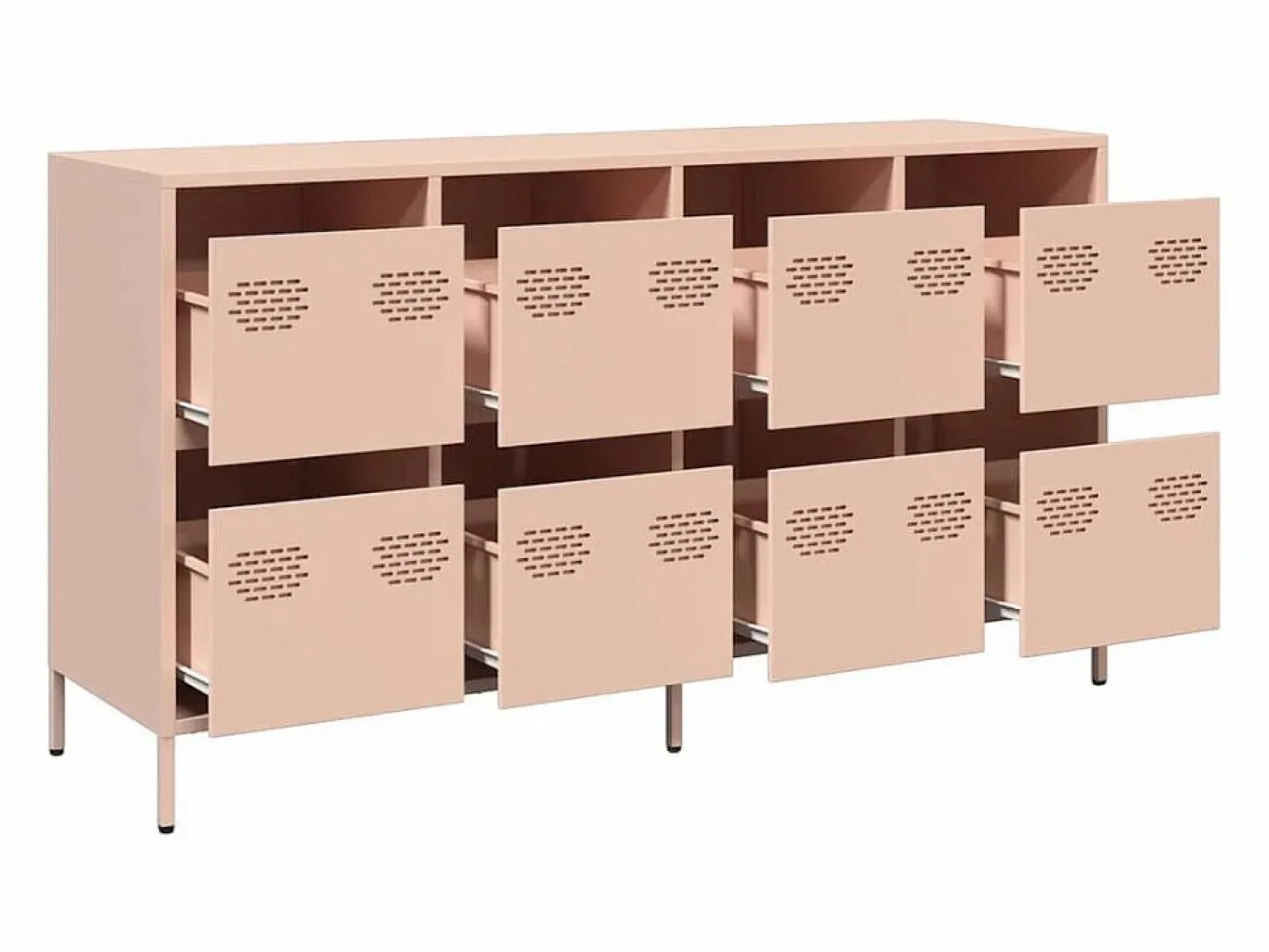 vidaxl Aparador De Cocina|Aparador de acero laminado en frío 135x39x73,5 cm