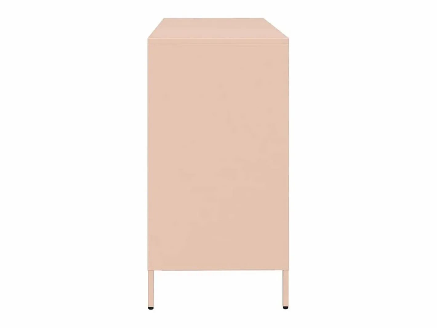 vidaxl Aparador De Cocina|Aparador de acero laminado en frío 135x39x73,5 cm