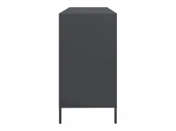 Aparador de acero laminado en frío antracita 135x39x73,5 cm^vidaxl