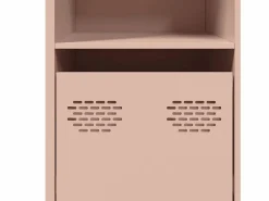 vidaxl Aparador de acero laminado en frío 135x39x73,5 cm Rosa Online