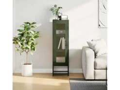 Aparador de acero laminado en frío oliva 36x39x123 cm^vidaxl Sale