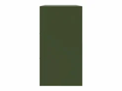 vidaxl Aparador De Cocina|Aparador de acero oliva 99x39x73 cm