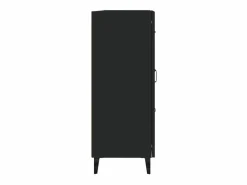 Clicnbuy Aparador de madera contrachapada 69,5x34x90 cm Negro Online