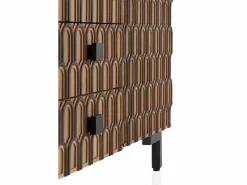 Aparador de madera maciza de mango marrón Marru00f3n New