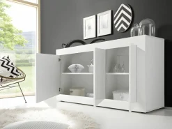 Vente-unique Aparador|Aparador design 3 puertas lacado COMETE