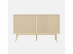 Sweeek Aparador|Aparador escandinavo efecto madera con 2 puertas, 150cm natural