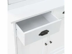Aparador galés con 4 puertas MDF y madera de pino 80x40x180 cm^vidaxl Best