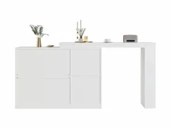 Aparador, Mueble bar giratorio de MDF - gran espacio de almacenamiento - estilo contemporáneo -^ModernLuxe Online