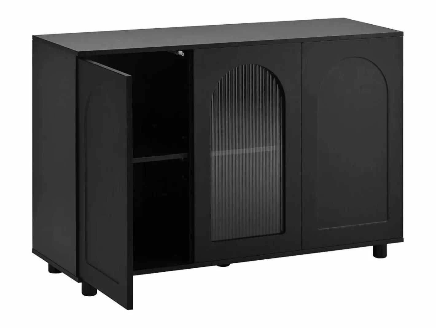 Hauss Spole Aparador|Aparador con 3 puertas - estantes regulables - madera MDF y PB
