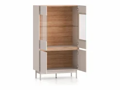 Petits-Meubles Vitrina Para Vajilla|Aparador vitrina 4 puertas Connie Cachemira y Madera