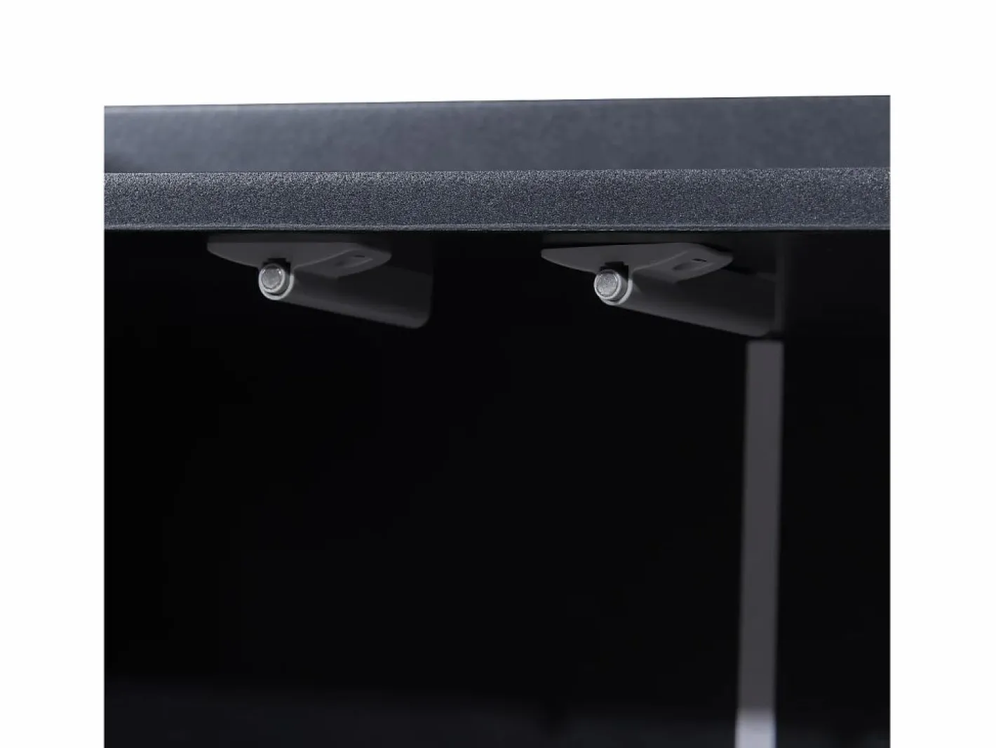 Hauss Spole Aparador De Cocina|Aparador 120x30x80cm con 4 puertas sin tiradores, patas de metal dorado, cuerpo