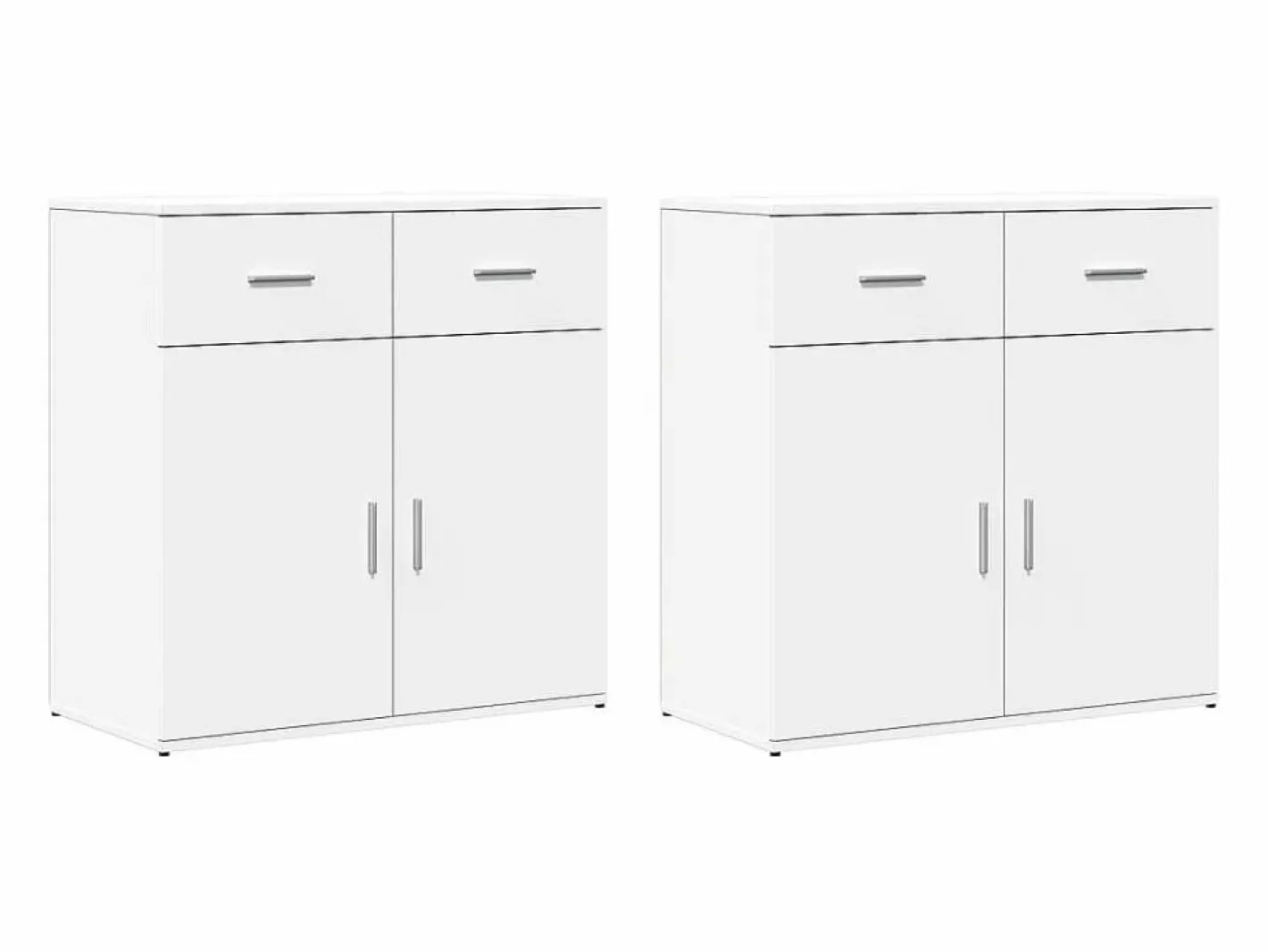vidaxl Aparador De Cocina|Aparadores 2 unidades madera de ingeniería 79x38x80 cm