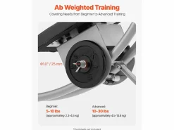 Aparato para Abdominales SucceBuy, Aparato de Entrenamiento para Abdominales, Entrenador Básico y de Abdominales para Mujeres, Acero al Carbono Plateado Outlet