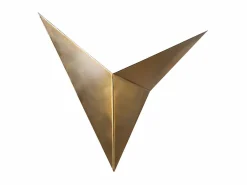 OZAIA Aplique de metal - L. 34 x P. 5 x A. 34 cm - Oro - BIRDO Dorado Outlet