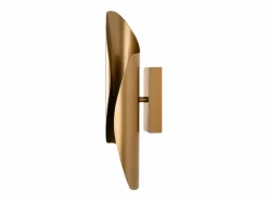 OZAIA Aplique de pared de metal - Alt. 40 x P 11 cm - LYNOR Dorado Hot