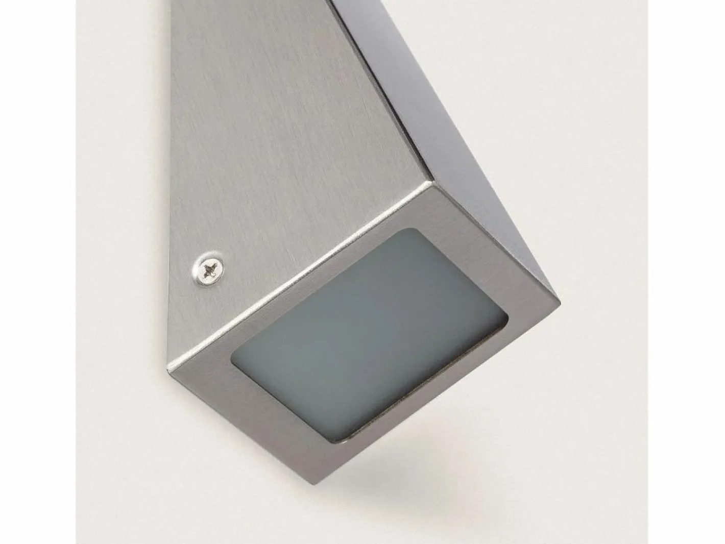 Ledkia Aplique de Pared Exterior Metal y Cristal Ruzafa Negro Discount