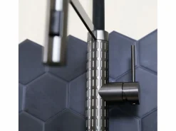 Architek mezclador de fregadero con alcachofa de ducha móvil gun metal^Essebagno Online