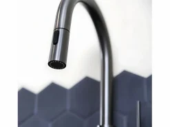 Essebagno Grifo De Cocina|Architek mezclador de fregadero con rociador extraíble cobre cepillado