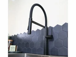 Essebagno Architek Mezclador monomando de fregadero con teleducha Negro Online