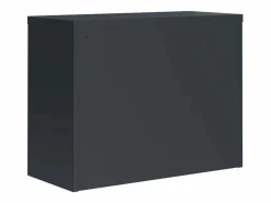 Archivador antracita 90x40x70 cm acero Marru00f3n Online