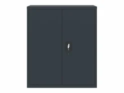 Archivador antracita 90x40x105 cm acero^ Best