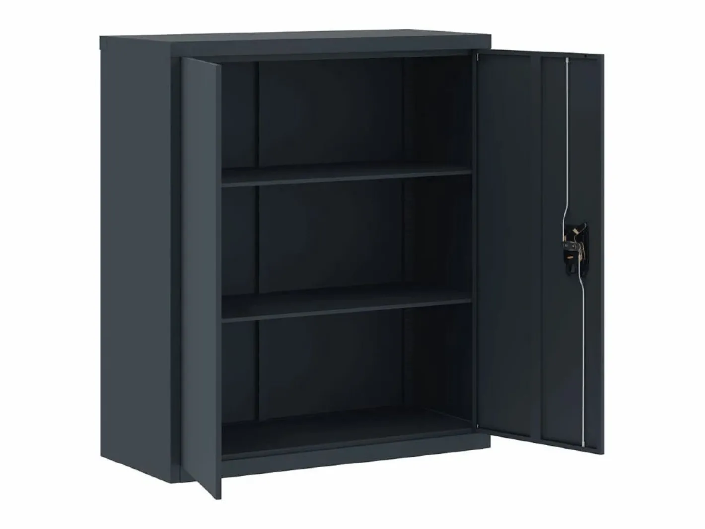 Archivador antracita 90x40x105 cm acero^ Best