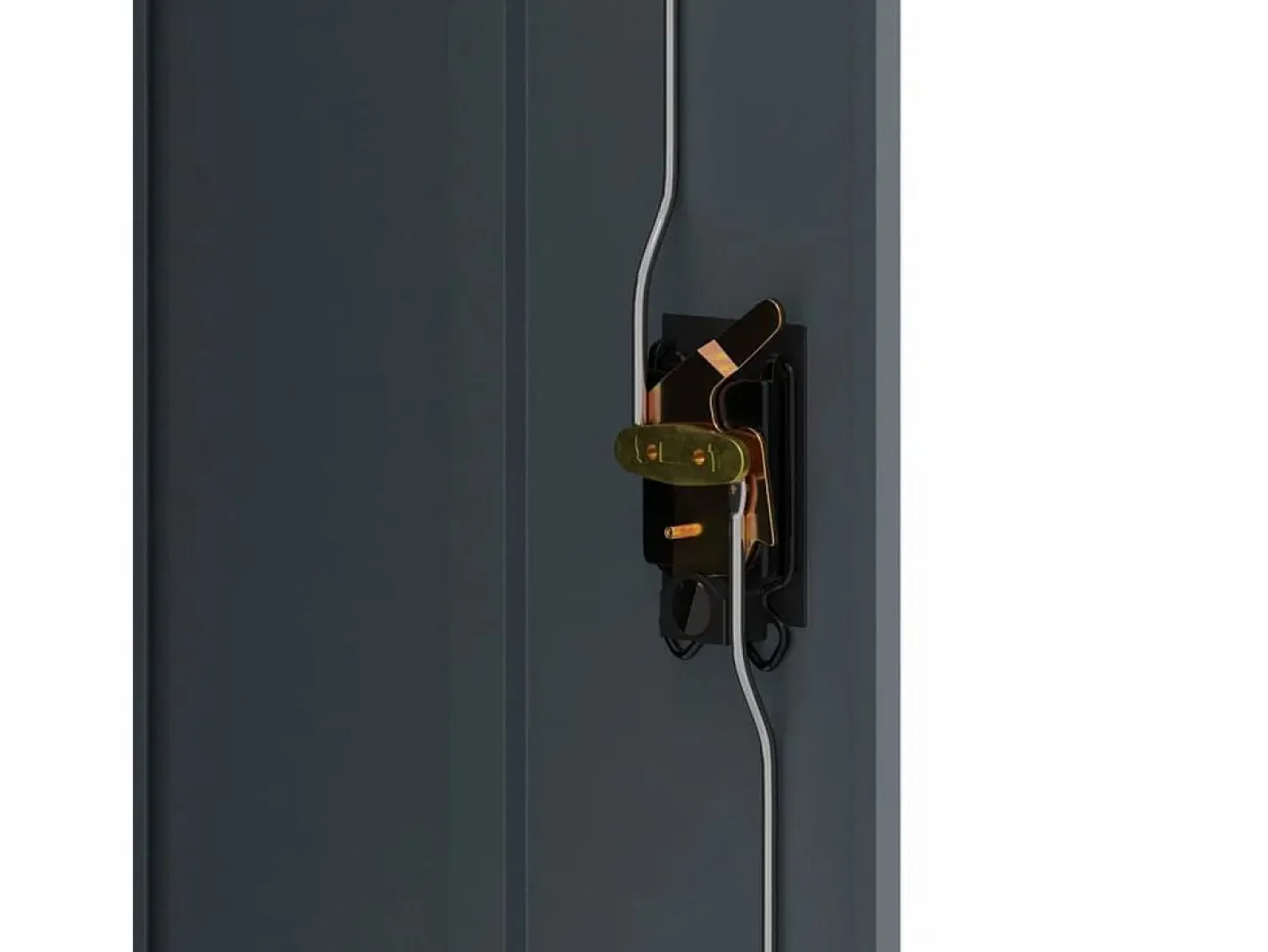 Archivador antracita 90x40x105 cm acero^ Best