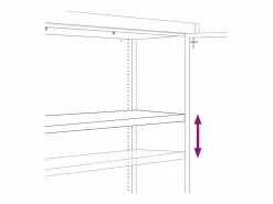 Archivador antracita 90x40x180 cm Acero^ Sale