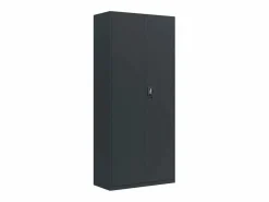 Armario Oficina|Archivador antracita 90x40x200 cm Acero