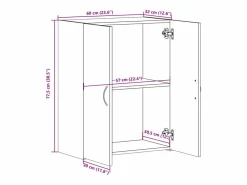 Archivador de madera de ingeniería de roble ahumado^ Best