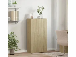 Archivador de roble Sonoma 60x32x115 cm madera de ingeniería^ Discount