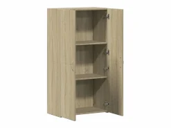 Archivador de roble Sonoma 60x32x115 cm madera de ingeniería^ Discount