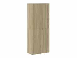 Armario Oficina|Archivador de roble Sonoma 60x32x153 cm madera de ingeniería