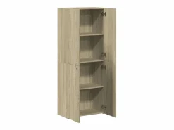 Armario Oficina|Archivador de roble Sonoma 60x32x153 cm madera de ingeniería