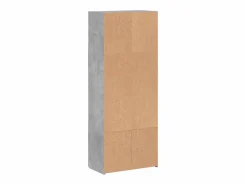 Archivador hormigón 60x32x153 cm madera de ingeniería^ New