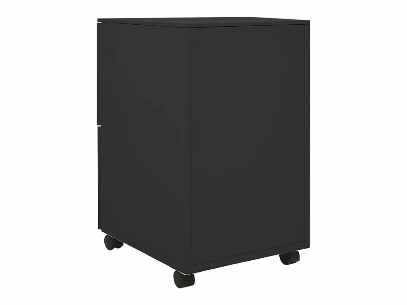 Archivador móvil Antracita 39x45x67 cm Acero Marru00f3n Sale