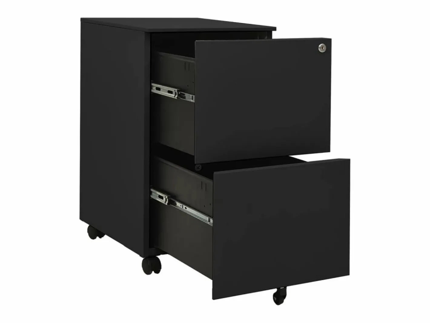 Archivador móvil Antracita 39x45x67 cm Acero Marru00f3n Sale