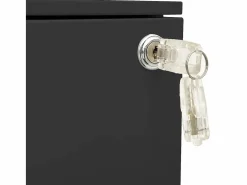 Archivador móvil Antracita 39x45x67 cm Acero Marru00f3n Sale