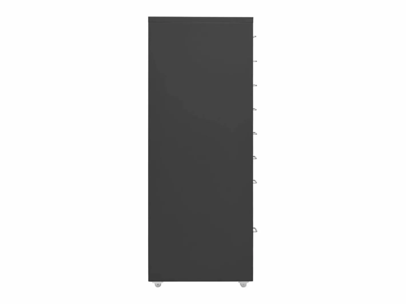 Archivador Móvil Antracita 28x41x109 cm Metal Marru00f3n Clearance