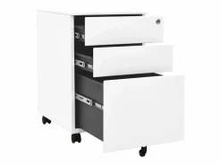Archivador móvil 39x45x60 cm Acero Blanco Outlet