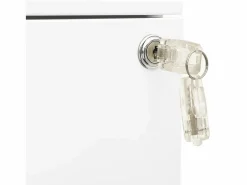 Archivador móvil 39x45x60 cm Acero Blanco Outlet