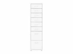 Archivador Móvil 28x41x109 cm Metal Blanco Outlet