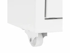 Archivador Móvil 28x41x109 cm Metal Blanco Outlet