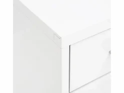 Archivador Móvil 28x41x109 cm Metal Blanco Outlet