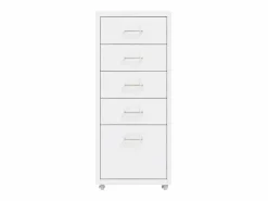 Archivador móvil 28x41x69 cm Metal Blanco New