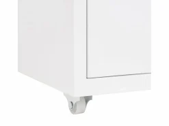 Archivador móvil 28x41x69 cm Metal Blanco New